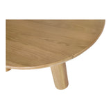 Milo Natural Solid Oak Round Dining Table