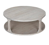 Gimso Oak Wooden Round Coffee Table