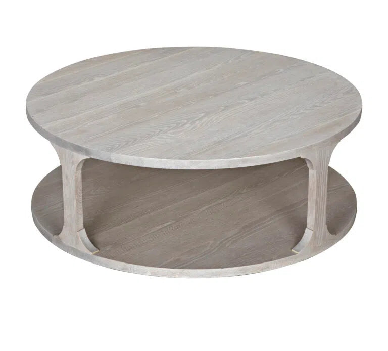 Gimso Oak Wooden Round Coffee Table