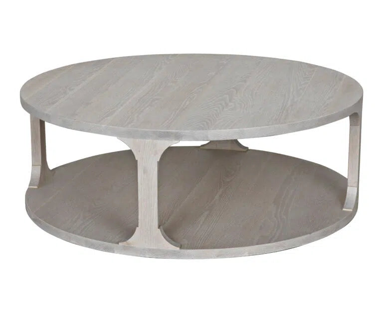 Gimso Oak Wooden Round Coffee Table