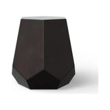 Faceted Fiber-Reinforced Concrete Outdoor Stool