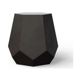 Faceted Fiber-Reinforced Concrete Outdoor Stool