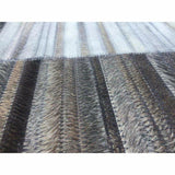 Fade Grey Hair On Hide Area Rug By Linie