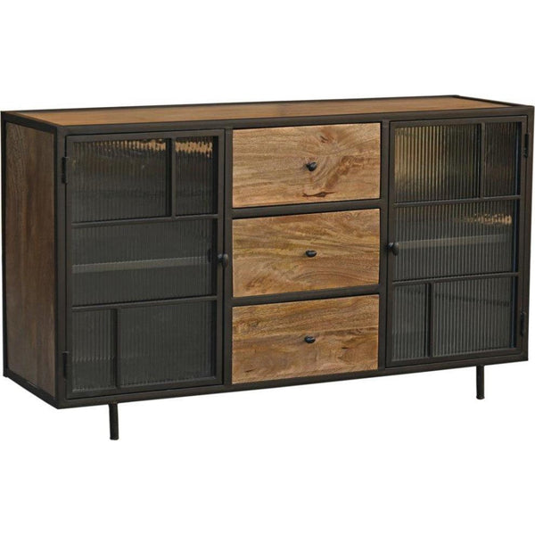 Faillon 3 Drawer and 2 Door Wood Cabinet-Sideboards-LOOMLAN-LOOMLAN