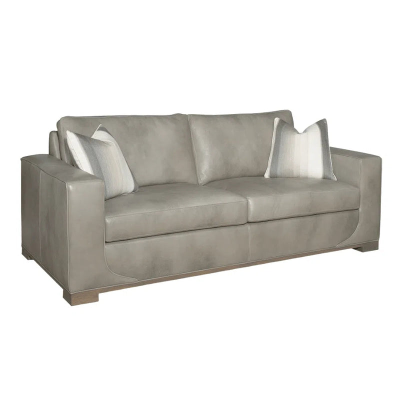 Fairview Custom Leather Sofa - Made to Order in the USA Sofas & Loveseats LOOMLAN By Uptown Sebastian