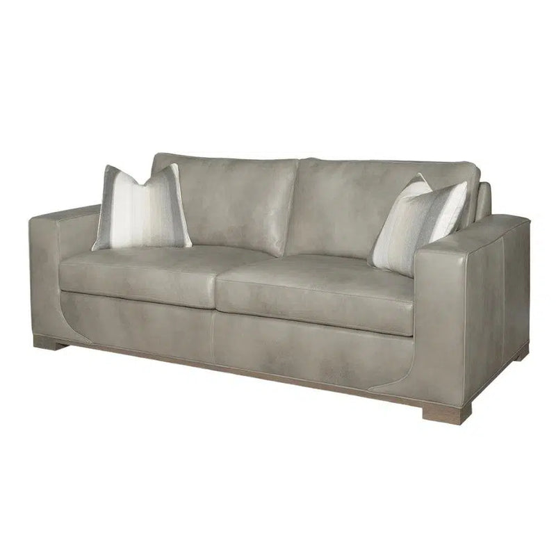 Fairview Custom Leather Sofa - Made to Order in the USA Sofas & Loveseats LOOMLAN By Uptown Sebastian