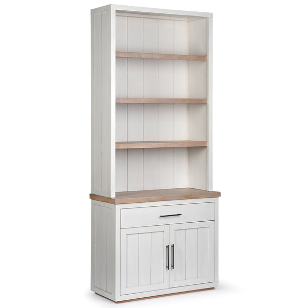 Fairview Three Shelves Wood Bookcase