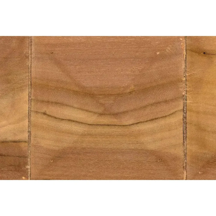 Faley Teak Wood Armless Chair With Woven - LOOMLAN - Noir - Accent Chairs