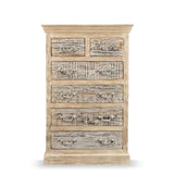 Falker 54 inches Tall White Chest Chests LOOMLAN By LOOMLAN