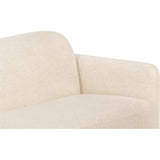 Fallon Polyester and Solid Pine Ivory Sofa Sofas & Loveseats LOOMLAN By Moe's Home