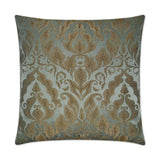 Fantasia Brown Throw Pillow With Insert Throw Pillows LOOMLAN By D.V. Kap