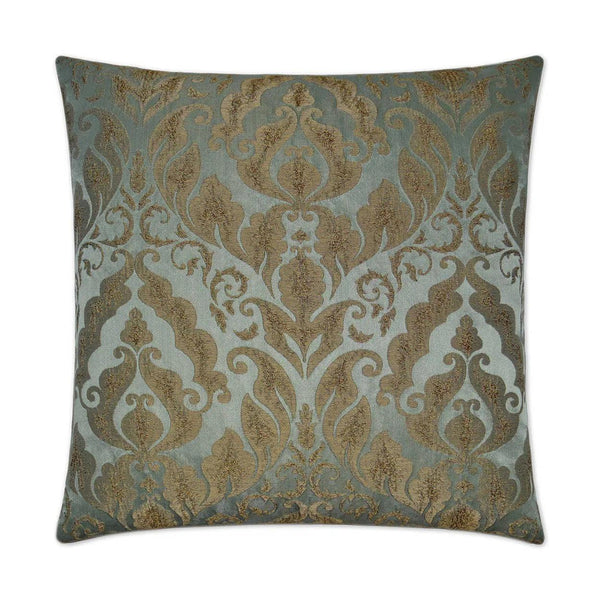 Fantasia Brown Throw Pillow With Insert Throw Pillows LOOMLAN By D.V. Kap