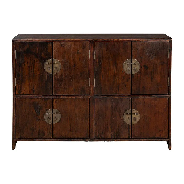 Farley Wooden Antique Cabinet-Accent Cabinets-Furniture Classics-LOOMLAN