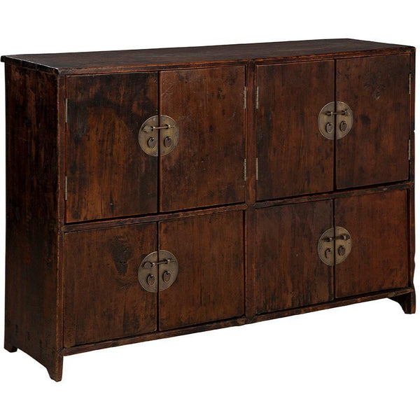 Farley Wooden Antique Cabinet-Accent Cabinets-Furniture Classics-LOOMLAN