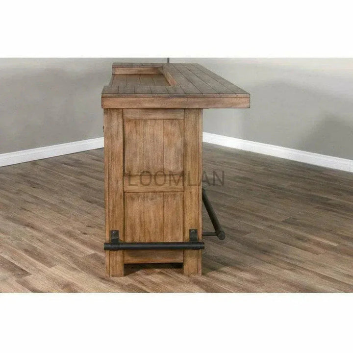 Farmhouse Bar Island For Home Entertainment-Home Bar Islands-Sunny D-LOOMLAN
