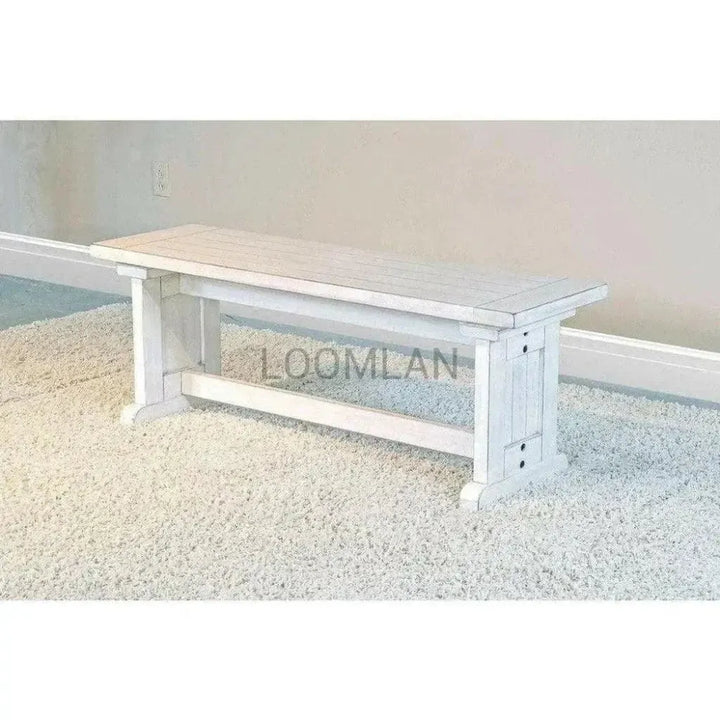 Farmhouse Dining Side Bench (Bench only) - LOOMLAN - Sunny D - Dining Benches