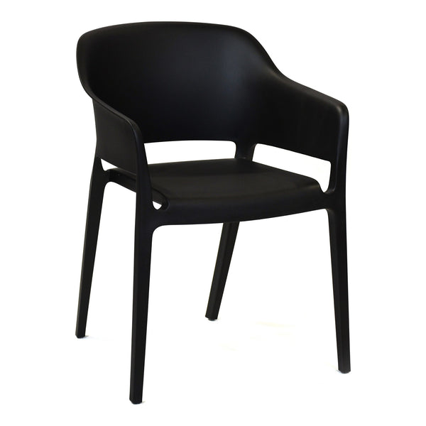  Faro Black Outdoor Dining Chair Moe' Home
