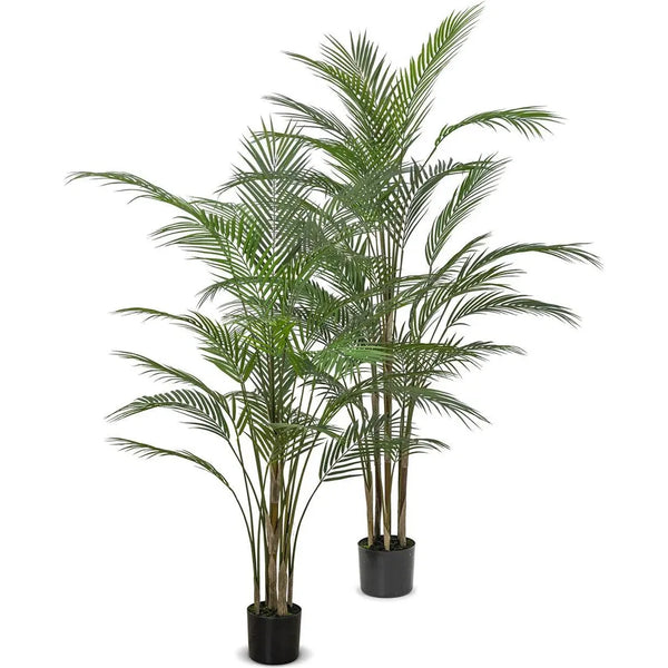 Le Present-Faux Botanical Green Indoor Madagascar-Potted Plants-50" H-LOOMLAN