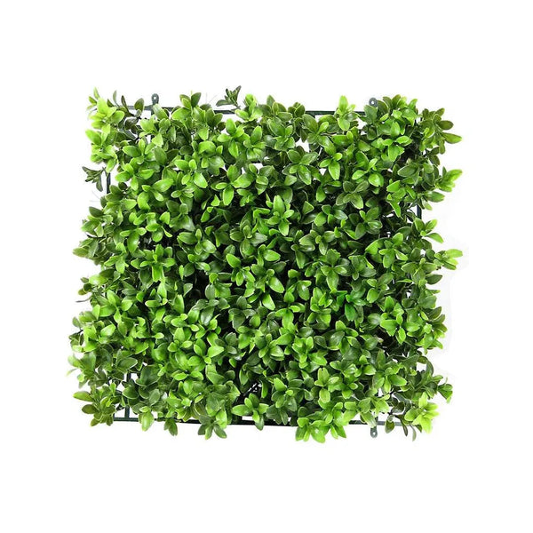 Le Present-Faux Botanical Green Outdoor Boxwood Tile-Faux Plants Accessories-10" W-LOOMLAN