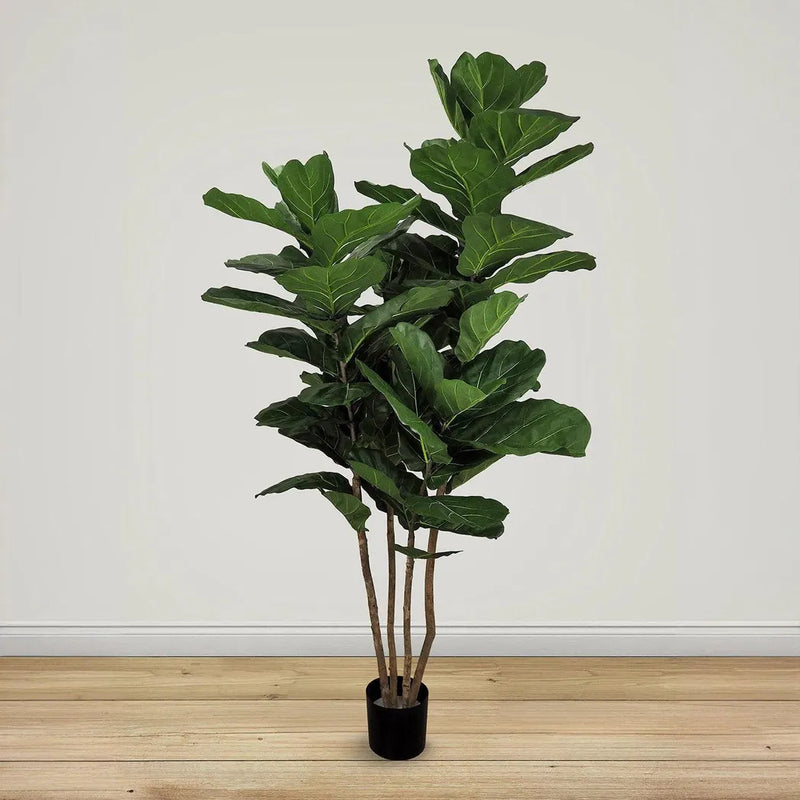 Faux Botanical Indoor Green Fiddle Leaf Fig-Artificial Trees-Le Present-LOOMLAN