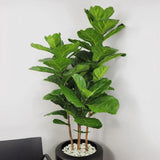 Faux Botanical Indoor Green Fiddle Leaf Fig-Artificial Trees-Le Present-LOOMLAN