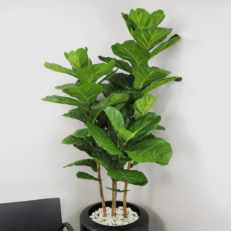 Faux Botanical Indoor Green Fiddle Leaf Fig-Artificial Trees-Le Present-LOOMLAN