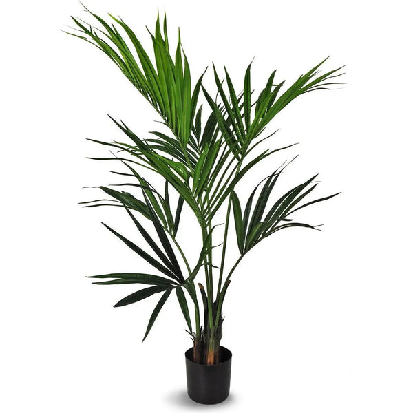 Le Present-Faux Botanical Indoor Green Kentia Palm-Potted Plants-LOOMLAN