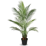 Faux Botanical Outdoor Green Areca Palm-Artificial Trees-Le Present-53" H-LOOMLAN