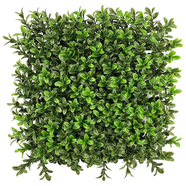 Le Present-Faux Botanical Outdoor Green Boxwood Tile-Faux Plants Accessories-LOOMLAN