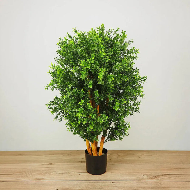 Faux Botanical Outdoor Green Boxwood Tree-Artificial Trees-Le Present-LOOMLAN