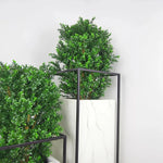 Faux Botanical Outdoor Green Boxwood Tree