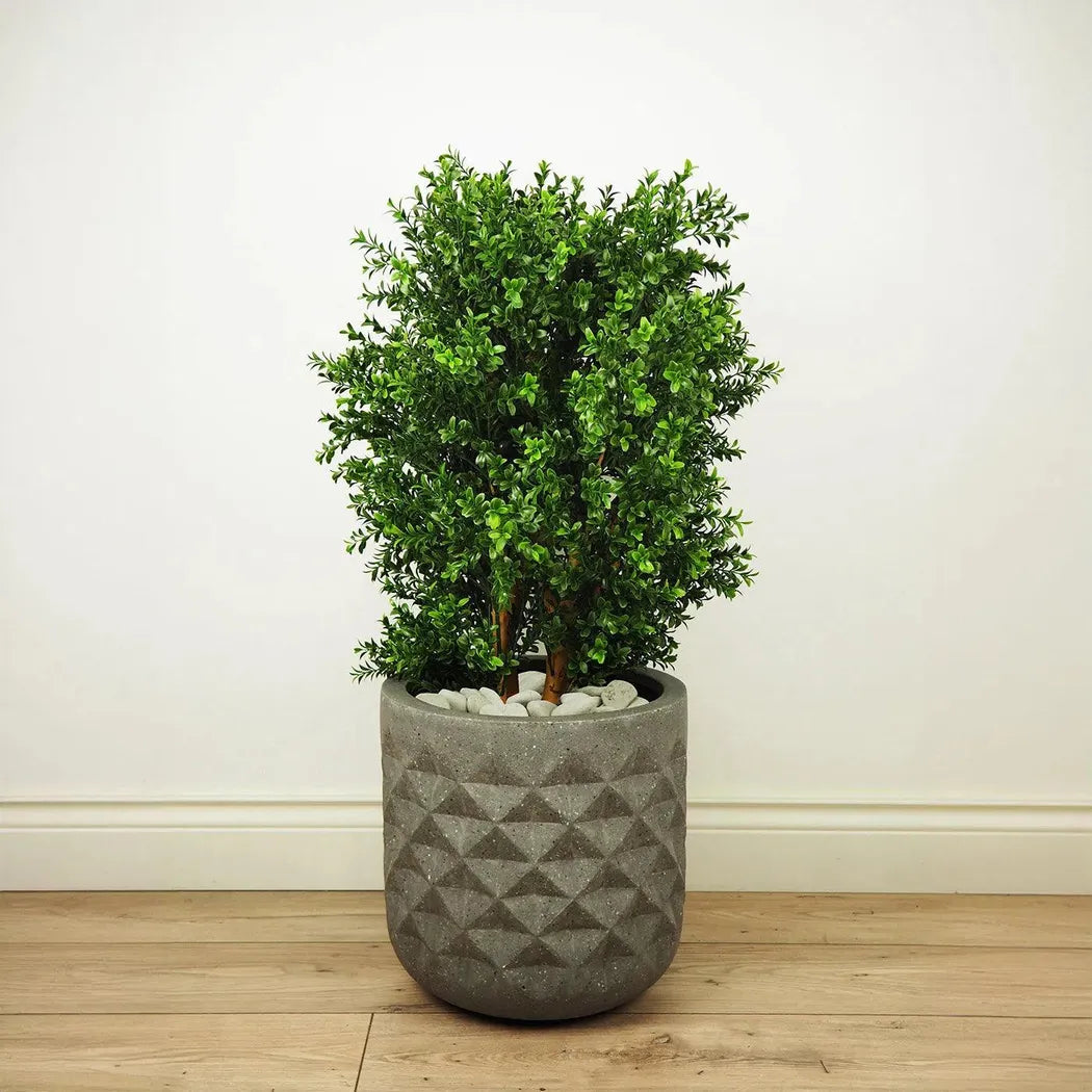 Faux Botanical Outdoor Green Boxwood Tree