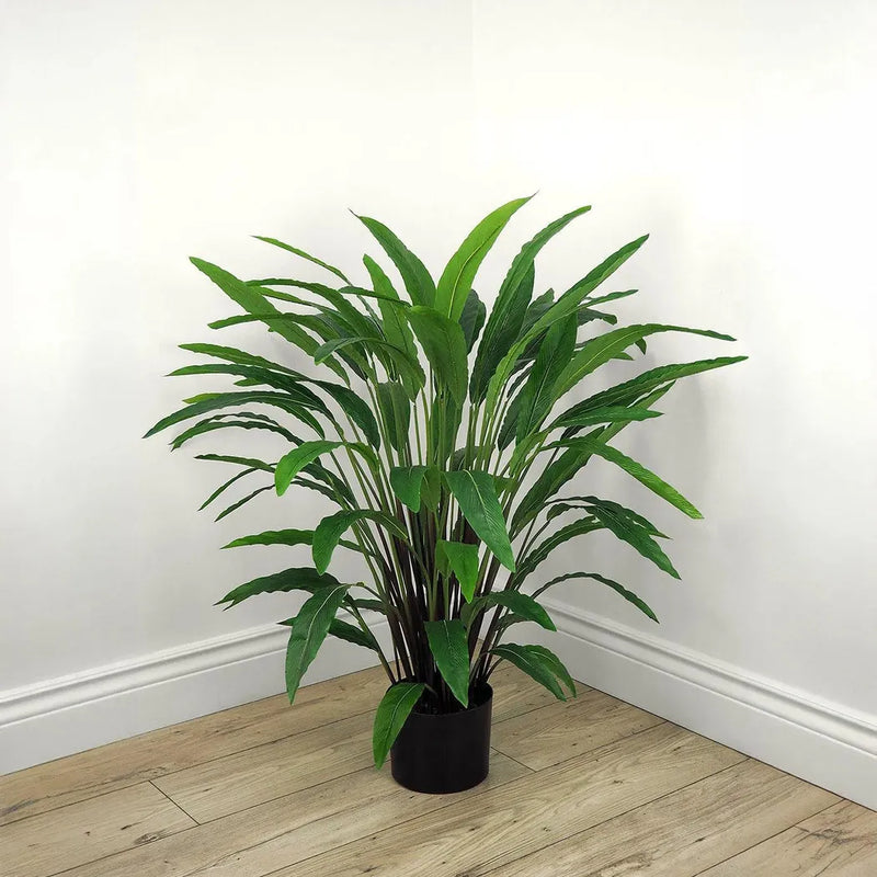 Le Present-Faux Botanical Outdoor Green Calathea-Potted Plants-22" H-LOOMLAN