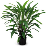 Le Present-Faux Botanical Outdoor Green Calathea-Potted Plants-39" H-LOOMLAN