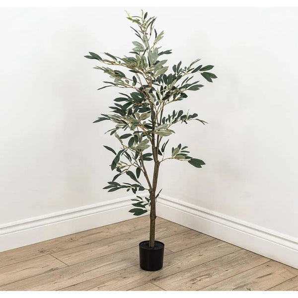 Faux Botanical Outdoor Green Olive Tree-Artificial Trees-Le Present-LOOMLAN