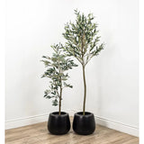 Faux Botanical Outdoor Green Olive Tree-Artificial Trees-Le Present-LOOMLAN