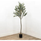 Faux Botanical Outdoor Green Olive Tree-Artificial Trees-Le Present-LOOMLAN