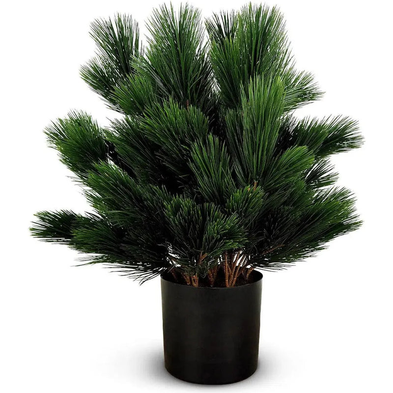 Faux Botanical Outdoor Green Pinus-Artificial Trees-Le Present-28" H-LOOMLAN