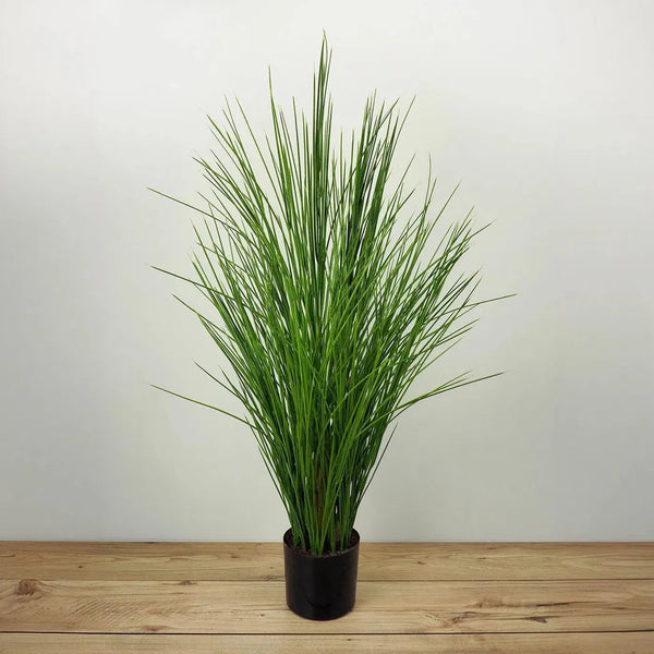 Le Present-Faux Botanical Outdoor Green Potted Grass-Potted Plants-LOOMLAN