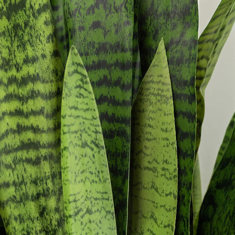 Le Present-Faux Botanical Outdoor Green Sansevieria-Potted Plants-Green-26" H-LOOMLAN