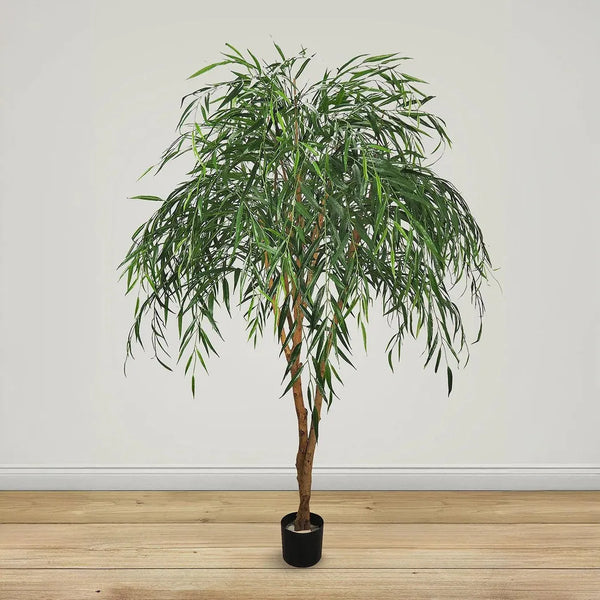 Faux Botanical Outdoor Green Willow Tree-Artificial Trees-Le Present-LOOMLAN