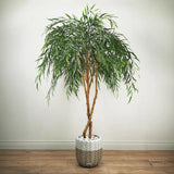 Faux Botanical Outdoor Green Willow Tree-Artificial Trees-Le Present-LOOMLAN