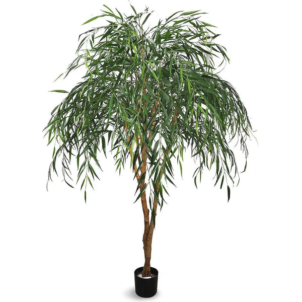 Faux Botanical Outdoor Green Willow Tree-Artificial Trees-Le Present-LOOMLAN