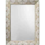 Faux Horn Rectangular Reversible Wall Mirror - Large