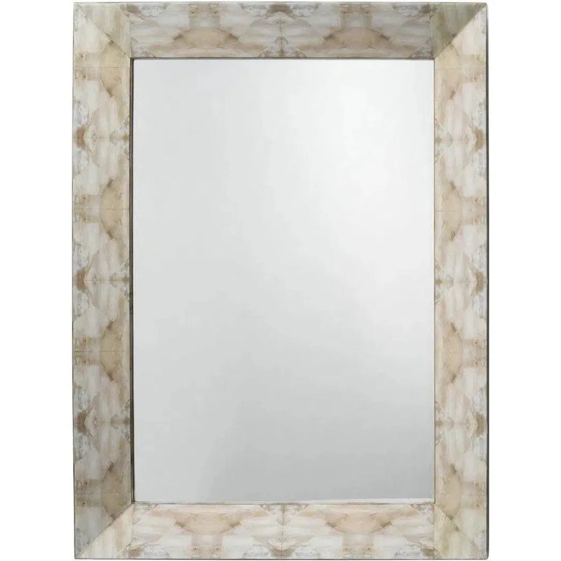 Faux Horn Rectangular Reversible Wall Mirror - Large