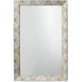 Faux Horn Rectangular Reversible Wall Mirror - Small