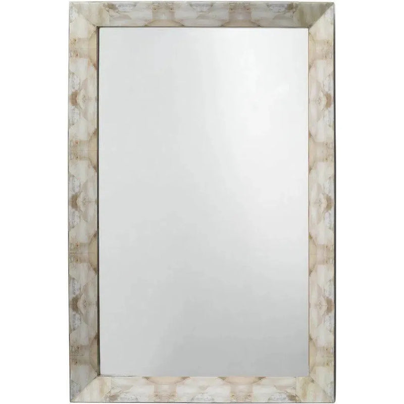 Faux Horn Rectangular Reversible Wall Mirror - Small