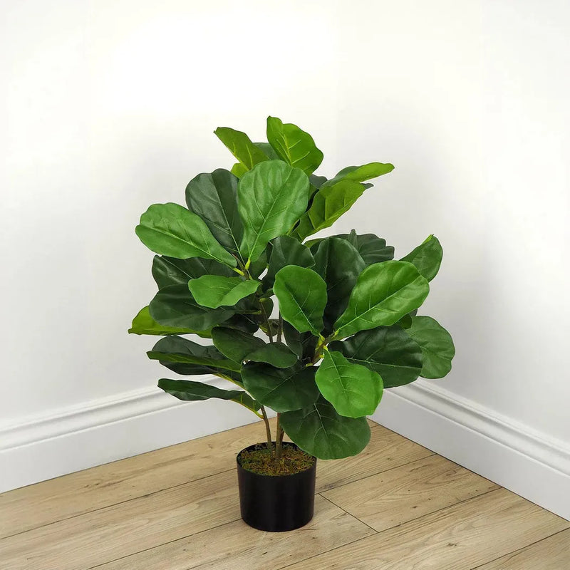 Faux Outdoor Green Fiddle Leaf Fig Tree-Artificial Trees-Le Present-LOOMLAN