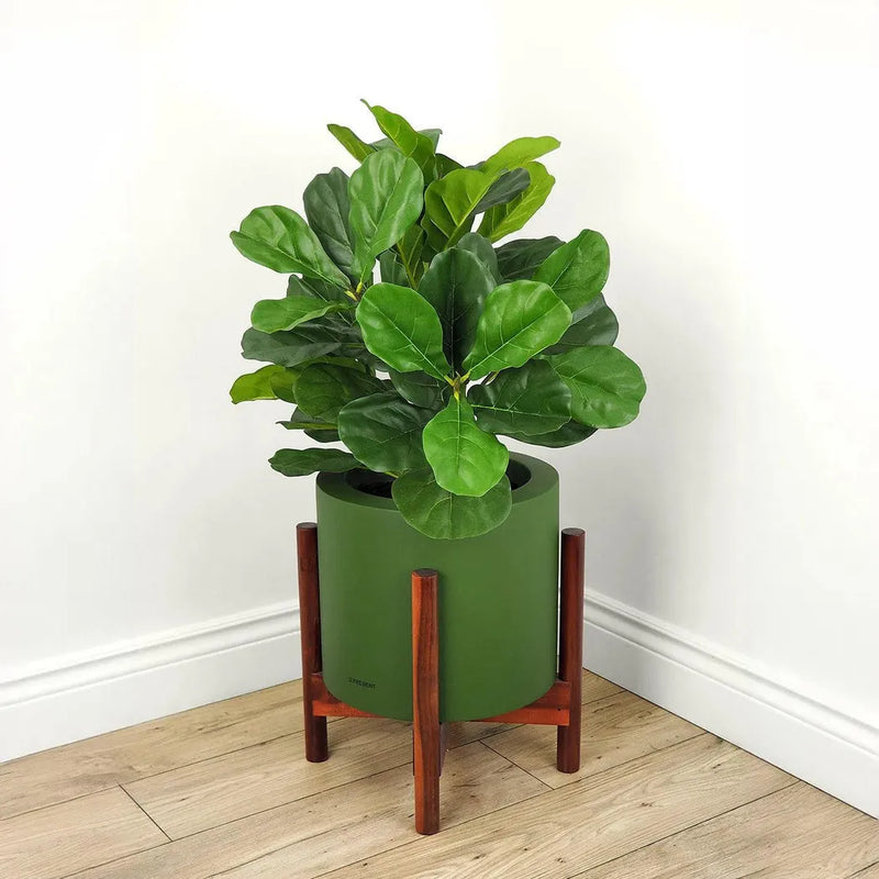 Faux Outdoor Green Fiddle Leaf Fig Tree-Artificial Trees-Le Present-LOOMLAN