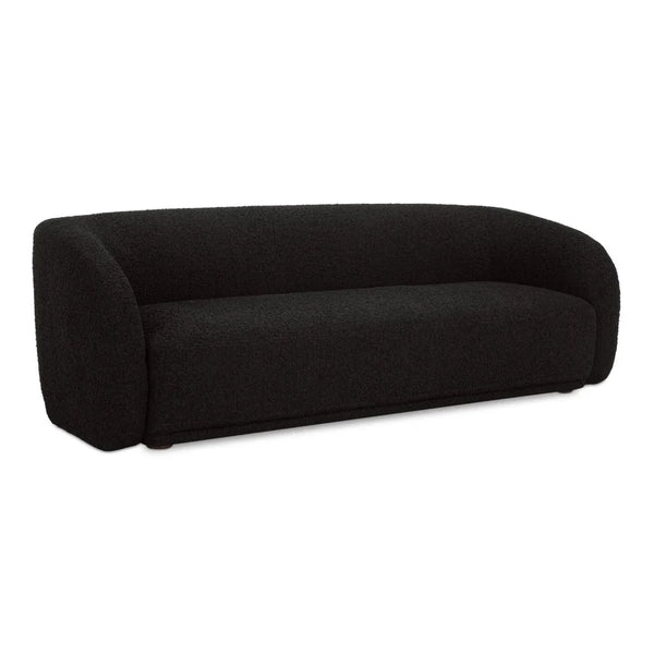 Faye Boucle Curved Design Sofa - LOOMLAN - Moe's Home - Sofas & Loveseats